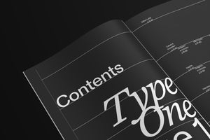 TYPEONE Magazine — Issue 01 Campaign